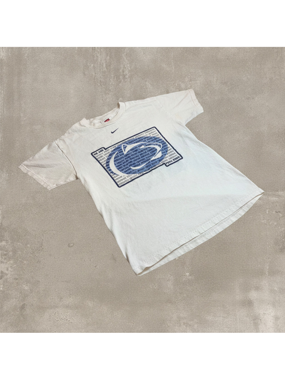 Vintage Nike Team Penn State Nittany Lions 2007 Football Graphic T-Shirt Small